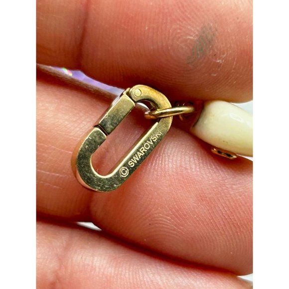 Vintage Swarovski Pin Brooch with Detachable Charms Pendants Loaded Dangling Pin - Picture 7 of 13